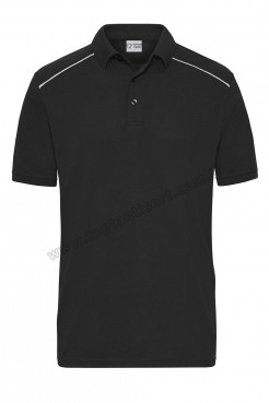 Polo Yaka Siyah İş tişörtleri