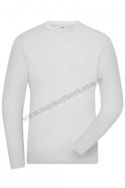 Sweatshirt Uzun Kollu Beyaz
