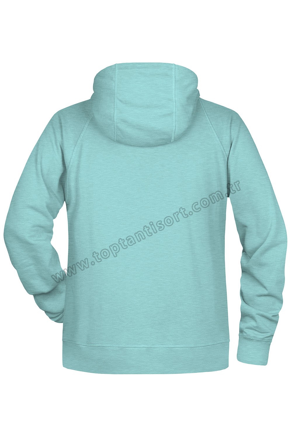 Mint Yeşil Kapüşonlu Sweatshirt