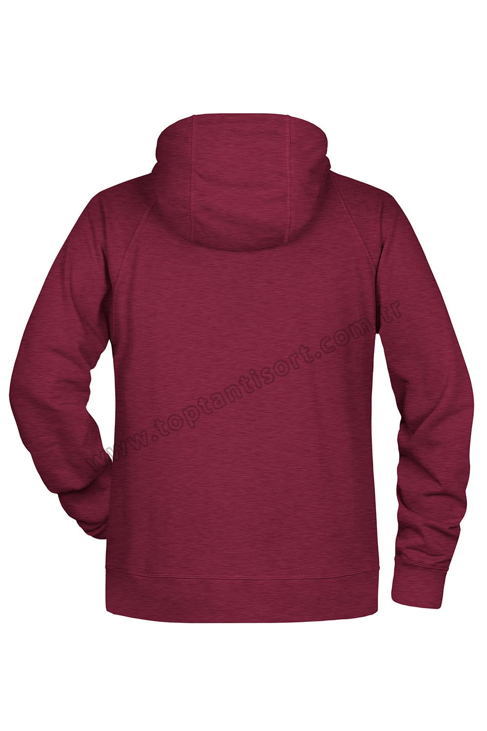 Bordo Sweatshirt Kapüşonlu