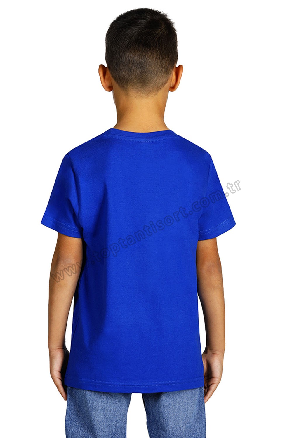 Mavi Erkek Çocuk Tişörtü
