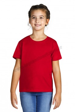 Kız Çocuğu Tişörtü Kırmızı