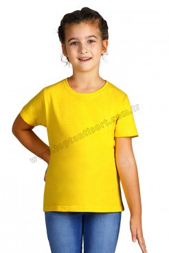 Sarı çocuk tişörtü